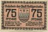 Heiligenhafen - Stadt - - 31.12.1923  - 75 Pfennig 