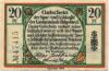 Helgoland - Spar- und Leihkasse - Oktober 1919 - 20 Pfennig 