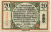 Helgoland - Spar- und Leihkasse - Oktober 1919 - 20 Pfennig 