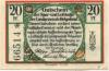 Helgoland - Spar- und Leihkasse - Oktober 1921 - 20 Pfennig 