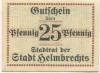Helmbrechts - Stadt - -- - 25 Pfennig 