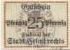 Helmbrechts - Stadt - -- - 25 Pfennig 
