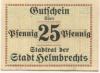 Helmbrechts - Stadt - -- - 25 Pfennig 