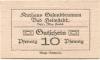 Helmstedt - Herbst, Max, Kurhaus Gesundbrunnen - -- - 10 Pfennig 