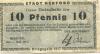Herford - Stadt - 1.6.1917 - 10 Pfennig 