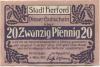 Herford - Stadt - 4.3.1920 - 20 Pfennig 