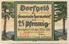 Hermsdorf - Gemeinde - 1.5.1921 - 25 Pfennig 