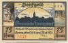 Hermsdorf - Gemeinde - 1.5.1921 - 75 Pfennig 