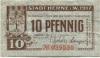 Herne - Stadt - 1.6.1917 - 10 Pfennig 