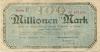 Herne - Bergwerksgesellschaft Hibernia - September 1923 - 100 Millionen Mark