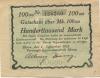 Herne - Vereinigte Kaufmannschaft - 1.9.1923 - 100000 Mark 