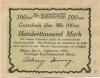 Herne - Vereinigte Kaufmannschaft - 1.9.1923 - 100000 Mark 