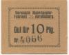 Heroldsberg - Vereinigte Klosettpapier-Fabriken Nürnberg, Betrieb Heroldsberg - -- - 10 Pfennig