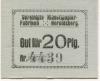Heroldsberg - Vereinigte Klosettpapier-Fabriken Nürnberg, Betrieb Heroldsberg - -- - 20 Pfennig