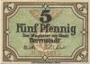 Herrnstadt (heute: PL-Wasosz) - Stadt - - 31.12.1919 - 5 Pfennig 
