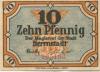 Herrnstadt (heute: PL-Wasosz) - Stadt - - 31.12.1919 - 10 Pfennig 