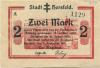 Hersfeld - Stadt - 4.11.1918 - 31.1.1919 - 2 Mark 