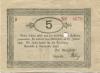 Hersfeld - Stadt - 4.11.1918 - 31.1.1919 - 5 Mark 