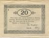 Hersfeld - Stadt - 4.11.1918 - 31.1.1919 - 20 Mark 
