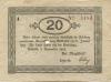 Hersfeld - Stadt - 4.11.1918 - 31.1.1919 - 20 Mark 