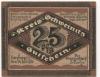 Herzberg - Kreis Schweinitz - 24.7.1920 - 25 Pfennig 