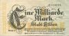 Hilden - Stadt - 28.9.1923 - 1.4.1924 - 1 Milliarde Mark 