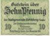 Hirschberg - Stadt - 1.11.1918 - 10 Pfennig 