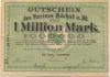 Höchst - Kreis - 10.8.1923 - 1 Million Mark 