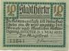 Höxter - Stadt - 1.5.1921 - 10 Pfennig 