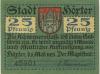 Höxter - Stadt - 1.5.1921 - 25 Pfennig 