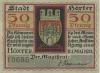 Höxter - Stadt - 1.5.1921 - 50 Pfennig 