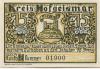 Hofgeismar - Kreis - -- - 75 Pfennig 