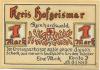 Hofgeismar - Kreis - -- - 1 Mark 
