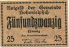 Hohenleipisch - Gemeinde - - 31.12.1920 - 25 Pfennig 