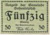 Hohenleipisch - Gemeinde - - 31.12.1920 - 50 Pfennig 