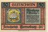 Horneburg - Sparkasse - 1.5.1921 - 50 Pfennig 