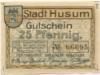 Husum - Stadt - -- - 25 Pfennig 
