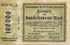 Idar (heuter: Idar-Oberstein) - Handelskammer für die Provinz Birkenfeld - 15.8.1923 - 100000 Mark