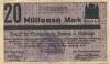 Ilmenau - Stadt - 26.9.1923 - 20 Millionen Mark 