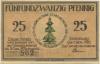 Ilsenburg - Gemeinde - 1.11.1920 - 31.12.1921 - 25 Pfennig 