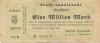 Ingolstadt - Stadt - 16.8.1923 - 1.10.1923 - 1 Million Mark 