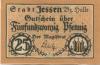 Jessen - Stadt - -- - 25 Pfennig 