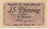 Jüterbog - Stadt - 1.4.1920 - 31.12.1921 - 25 Pfennig 