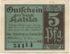 Kahla - Stadt - 1920 - 5 Pfennig 