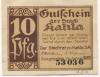 Kahla - Stadt - 1920 - 10 Pfennig 