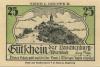 Kahla - Ohage, Georg, Leuchtenburg-Wirtschaft - 30.4.(1921) - 25 Pfennig 