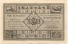 Kahla - Thüringer Schachbund - - 1.11.1921 - 75 Pfennig 