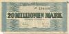 Kaiserslautern - Stadt - 10.9.1923 - 20 Millionen Mark 