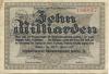 Kamenz - Amtshauptmannschaft - 27.10.1923 - 10 Milliarden Mark 