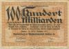 Kamenz - Amtshauptmannschaft - 1.11.1923 - 100 Milliarden Mark 